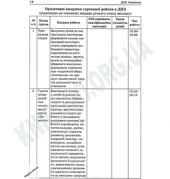 Організація гурткової роботи в ДНЗ Авт: Тарасова О. Вид-во: Основа - фото 3