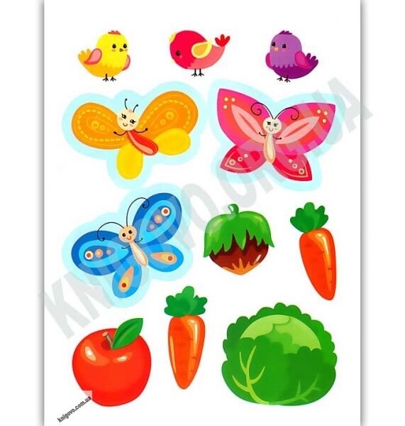 Наліпки для найменших Їжачок Авт: Сікора Ю. Вид: УЛА - фото 3