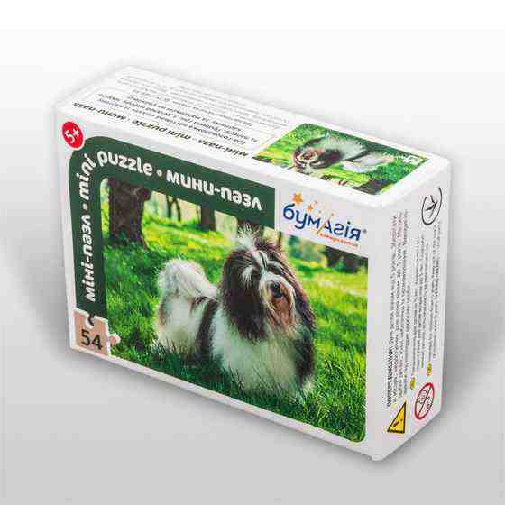 Мини-пазл 54 элемента Код: PZ-1407 Собаки и щенки Бумагия Мини-пазл 54 элемента Код: PZ-1407 Собаки и щенки Бумагия