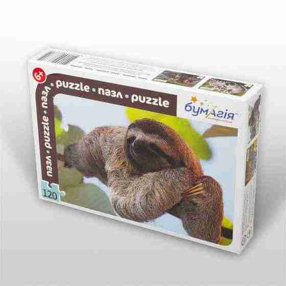 Детский пазл серия Экзотические животные 120 эл. Ленивец Детский пазл серия Экзотические животные 120 эл. Ленивец