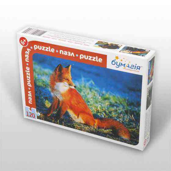Игра пазл Лесные хищники 120 эл., Лиса