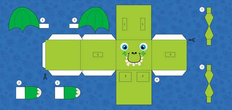 Конструктор з наліпок Таємничий космос 3D модель УЛА - фото 3