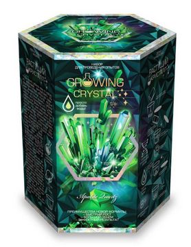 Набор для проведения опытов Growing Crystal Растущий кристалл Зеленый Код GRK0102 Изд: Danko Toys Набор для проведения опытов Growing Crystal Растущий кристалл Зеленый Код GRK0102 Изд: Danko Toys - КОСМІЧНІ ТОВАРИ