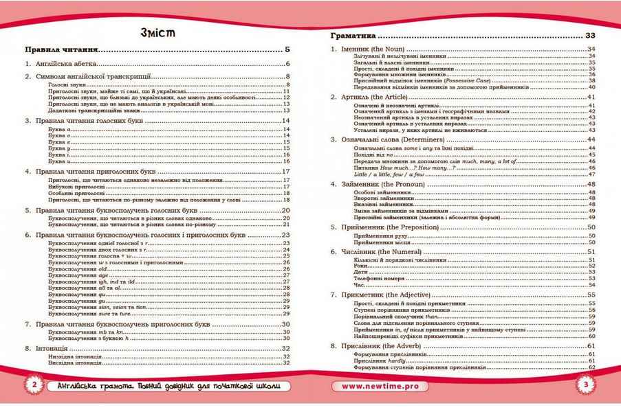 Англійська грамота Повний довідник для початкової школи Іванова Ю. Whalen J. New Time - фото 2
