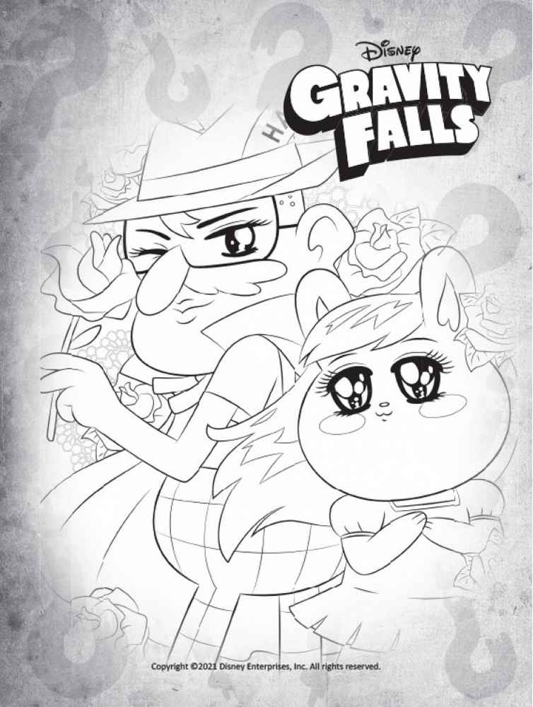 Гравіті Фолз Кольоровий МІКС Пригодницька розмальовка Disney store Ранок - фото 2