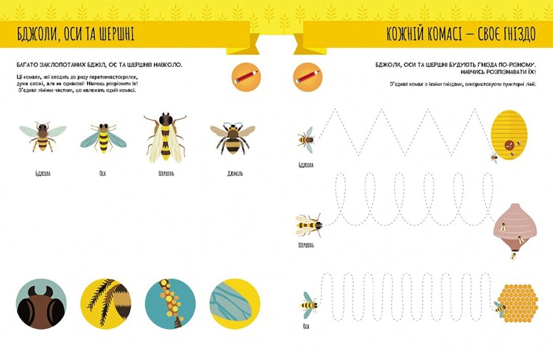 Моя перша книга з фантастичними наліпками У саду Монтессорі світ досягнень Кенгуру Ранок - фото 3