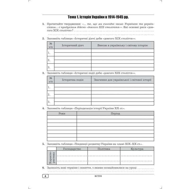 Робочий зошит з історії України 10 клас Гук О. Аксіома - фото 2