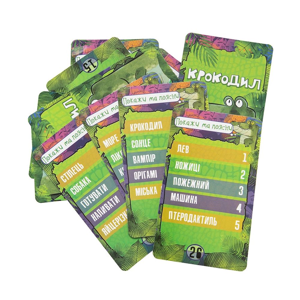 Гра настільна карткова Крокодил - фото 2