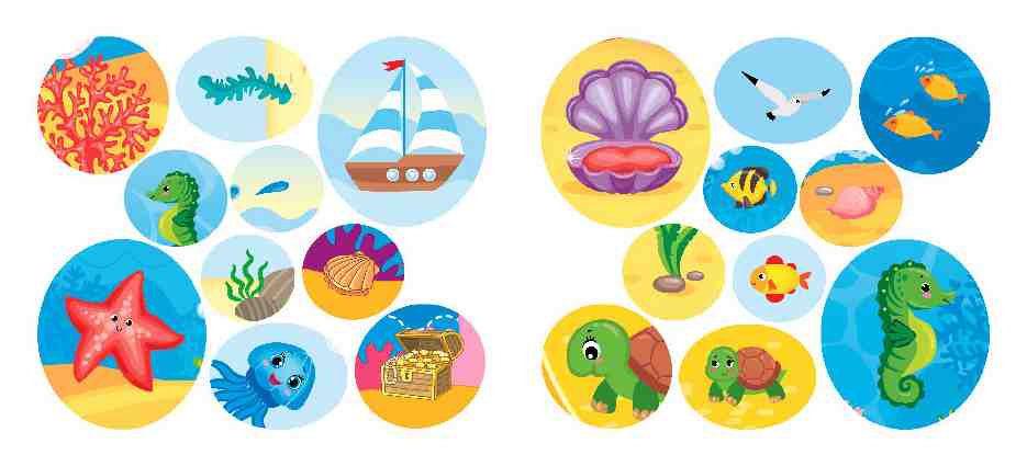 Назви Розфарбуй Наклей Плаваю та пірнаю 3+ УЛА - фото 3