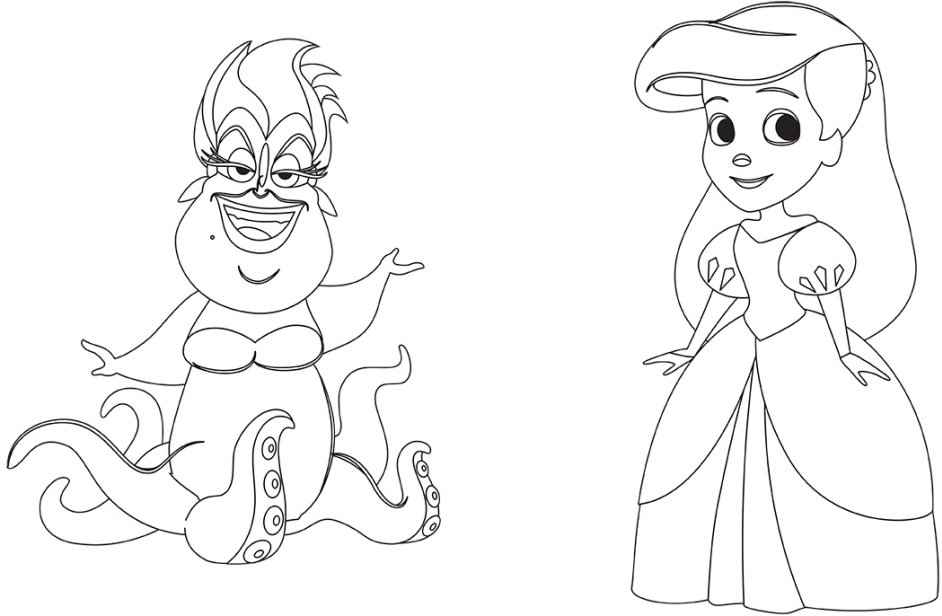 Disney Маля Гра з кольором Русалонька Ранок - фото 3