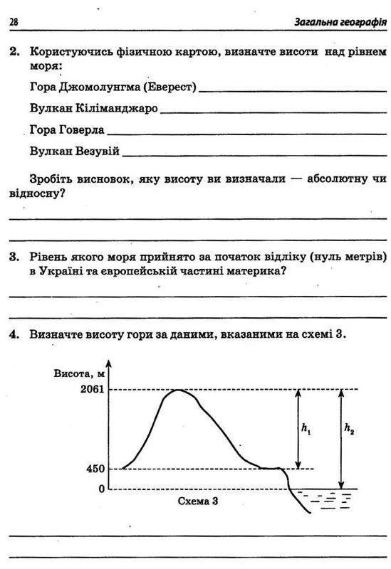 Зошит для практичних робіт Загальна географія 6 клас Нова програма Авт: Павленко І.Г. Вид-во: ПЕТ - фото 6