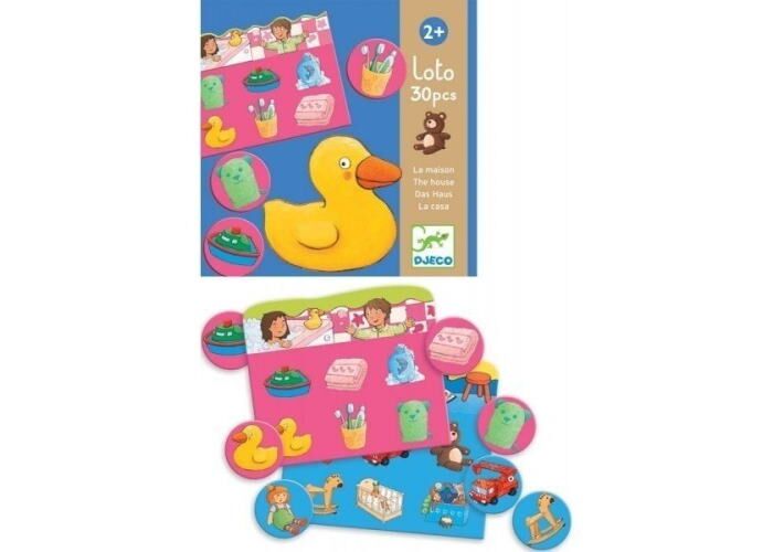 Настольная игра Djeco Детское лото. Дом (Loto The house, 30 pcs) (DJ08121) - DJECO - фото 2