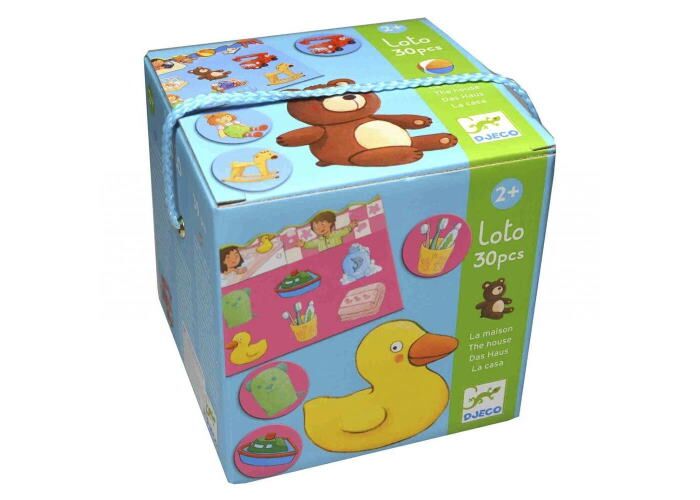 Настольная игра Djeco Детское лото. Дом (Loto The house, 30 pcs) (DJ08121) - DJECO - фото 3