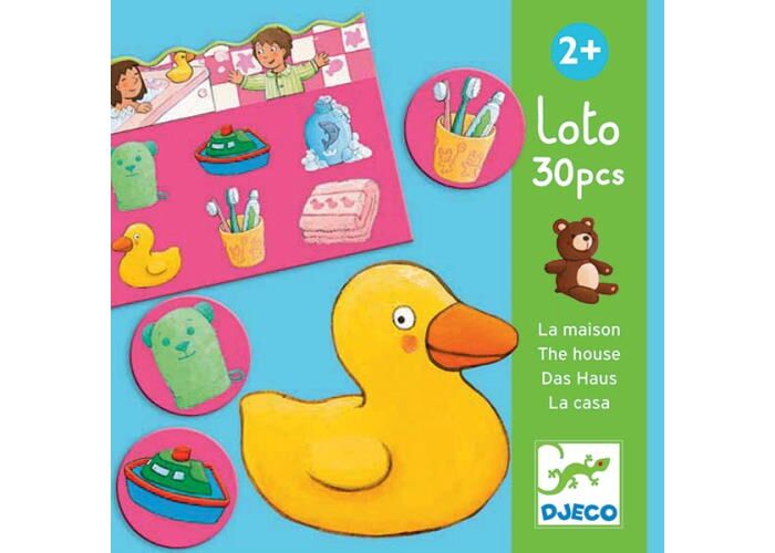 Настольная игра Djeco Детское лото. Дом (Loto The house, 30 pcs) (DJ08121) - DJECO - фото 4