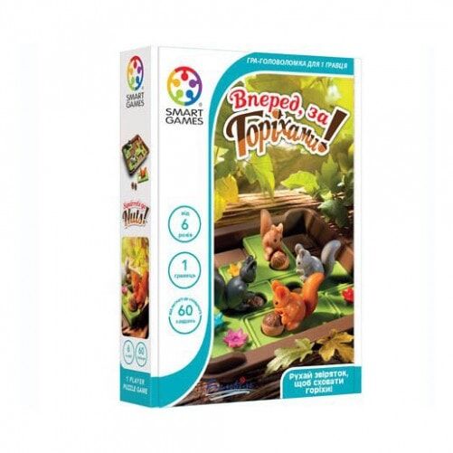 Настольная игра Smart Вперед за орехами! (Вперед, за горіхами!) (SG425UKR) - smart - фото 3