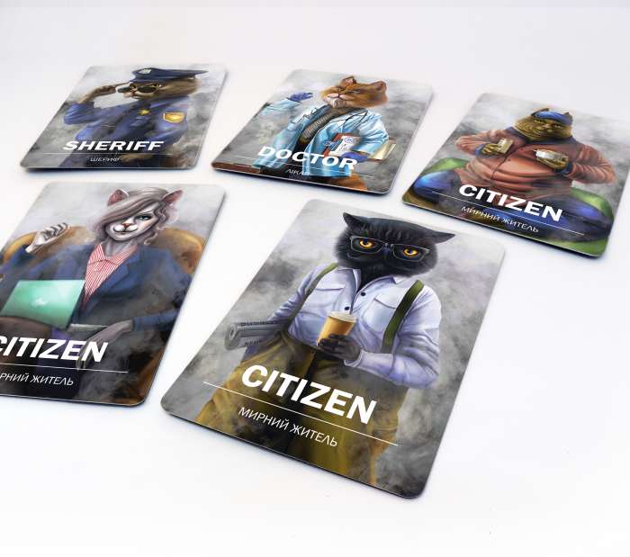 Настольная игра Woodcat Котомафия (Cats Mafia) (89351) - Woodcat - фото 3