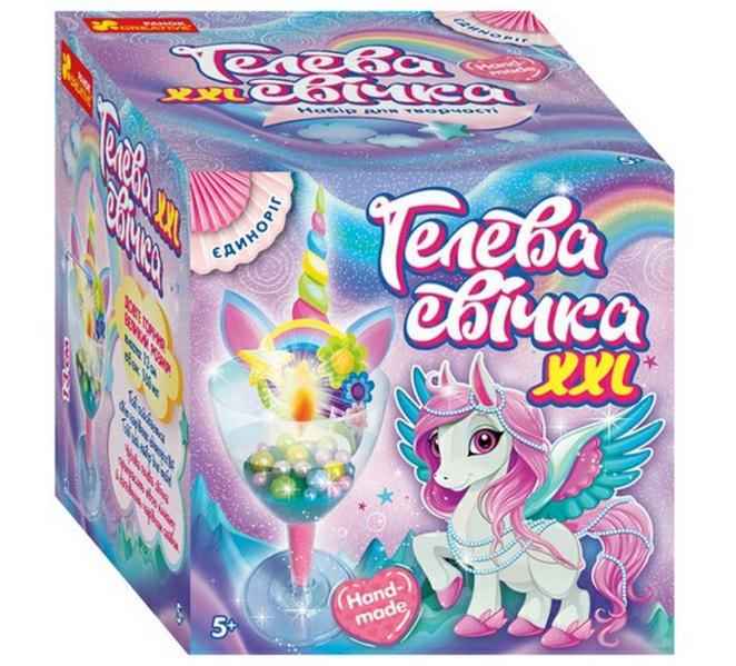 Гелева свічка Єдиноріг 5+ Ранок Гелева свічка Єдиноріг 5+ Ранок