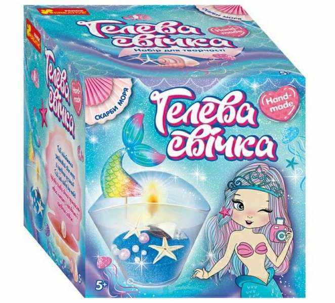Гелева свічка Русалка 5+ Ранок