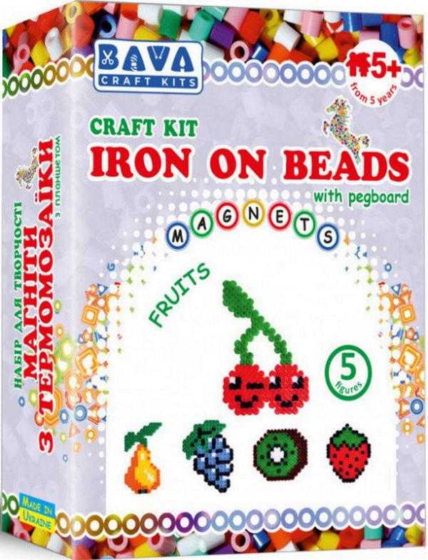 Набір для творчості Магніти з термомозаїки Фрукти 5 фігур 5+ Craft kits Ранок Набір для творчості Магніти з термомозаїки Фрукти 5 фігур 5+ Craft kits Ранок