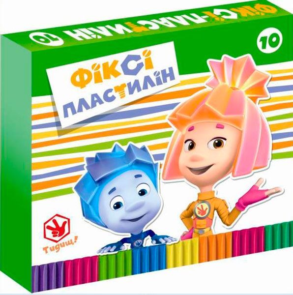 Пластилін Серія ФікСікі із воском 8 кольорів Пластилін Серія ФікСікі із воском 8 кольорів - Пластилін та аксесуари