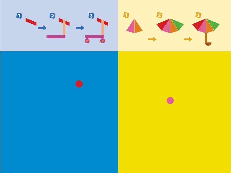 Склади картинку з наліпок. Рівень 3 - фото 5