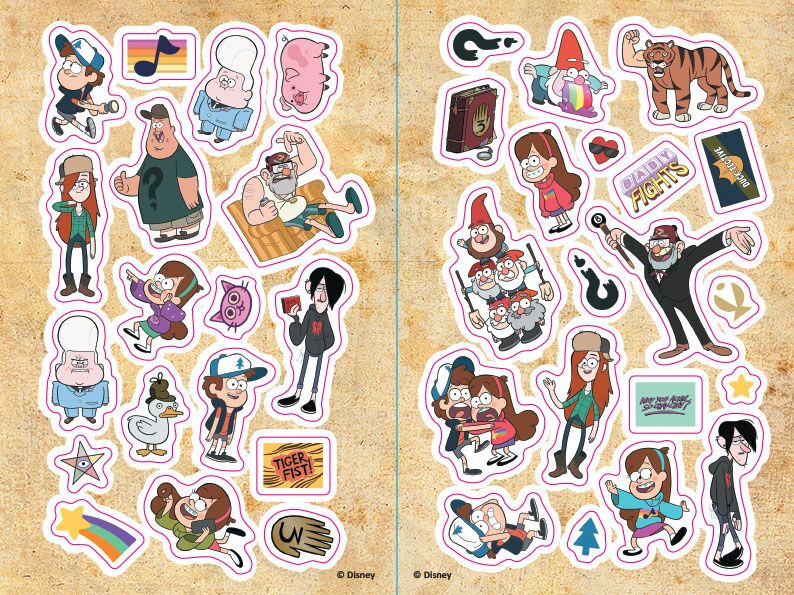 Таємнича розмальовка Ґравіті Фолз Кольоровий МІКС Ранок - фото 5