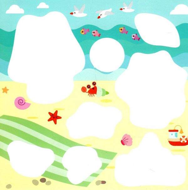 Малюшарики Поїздка на море Багаторазові водяні розмальовки Торсінг - фото 2