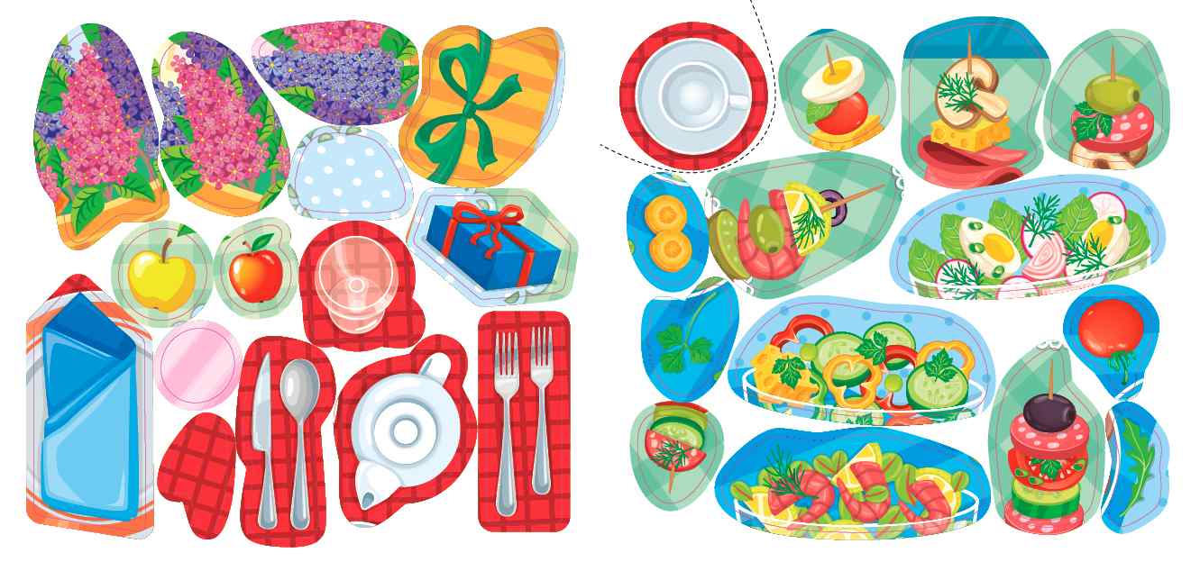 Наліпки-помічниці Святковий стіл УЛА - фото 3