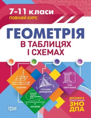 Геометрія в таблицях і схемах 7-11 класи Роганін О. Торсінг