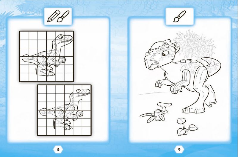 LEGO® Jurassic World™. Розважайся та малюй. Книжка зі стікерами - фото 2