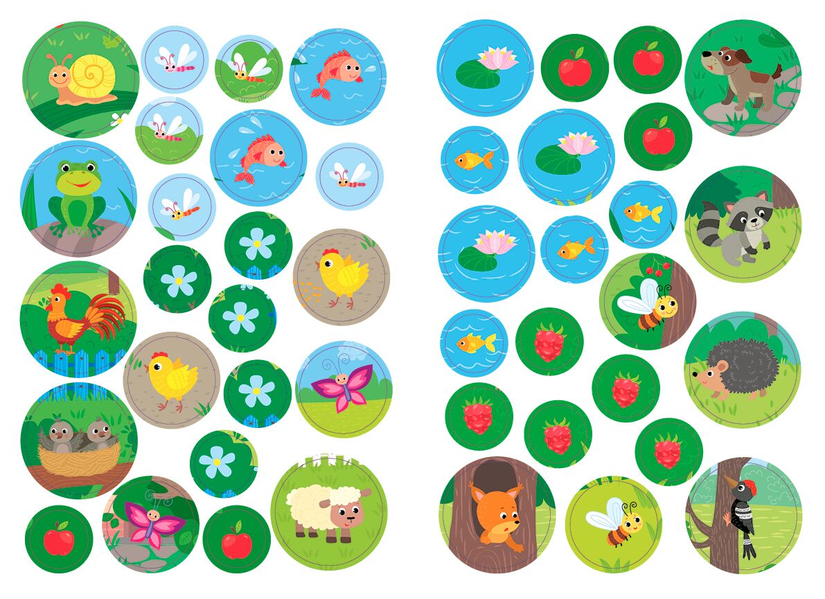 Великі наліпки для малят — Спритна жабка 3+ УЛА. - фото 3