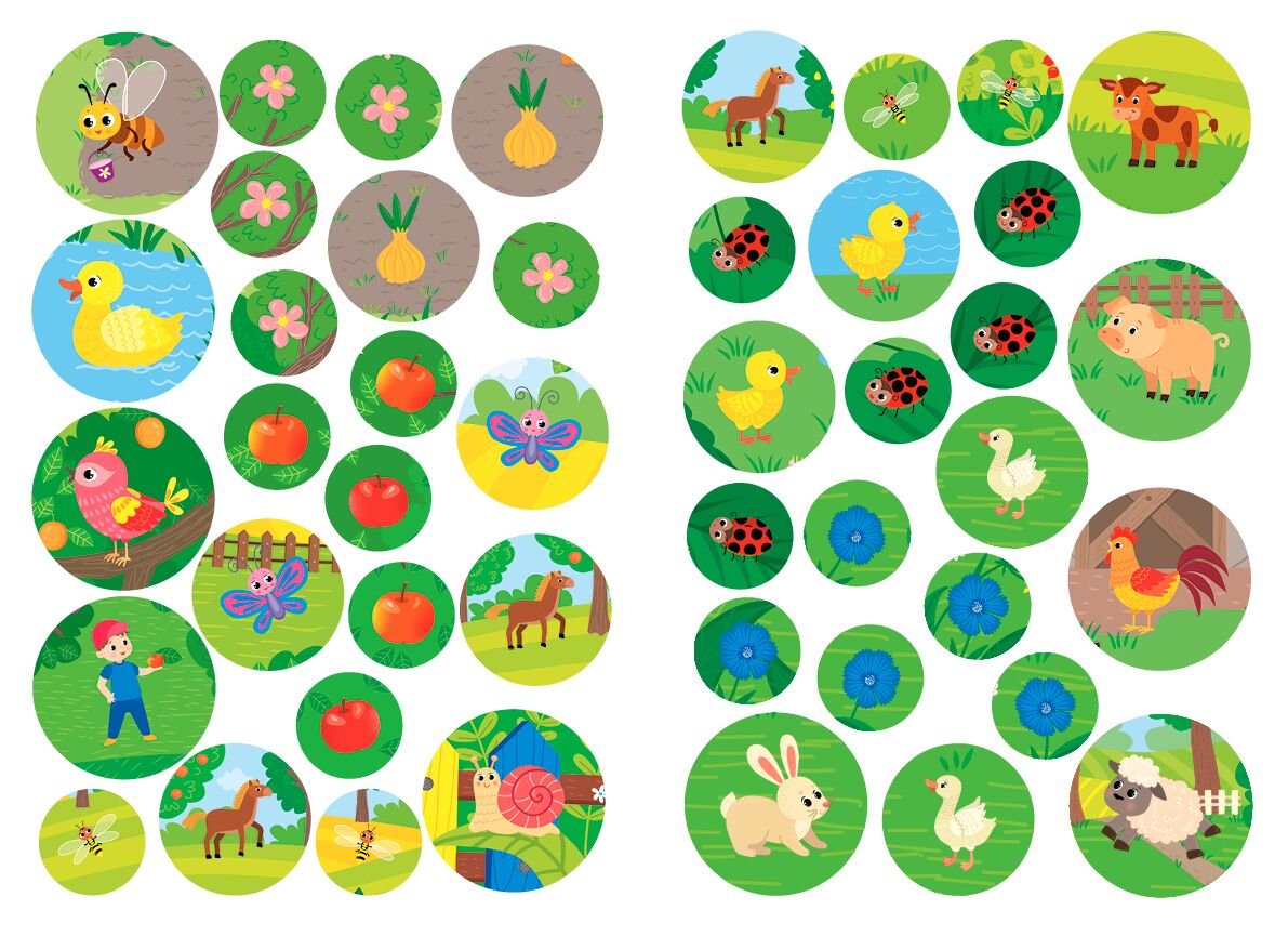 Великі наліпки для малят — Весела бджілка 3+ УЛА. - фото 3