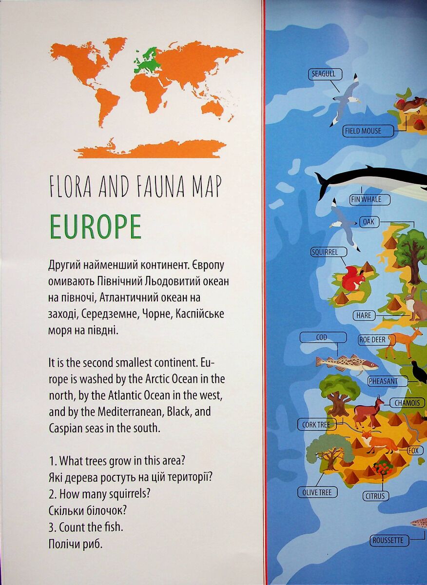 Тварини і рослини світу. Animals and plants of the world. Тиха В.В. Талант. - фото 5