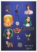 Мавка. Набір наліпок. Німфи