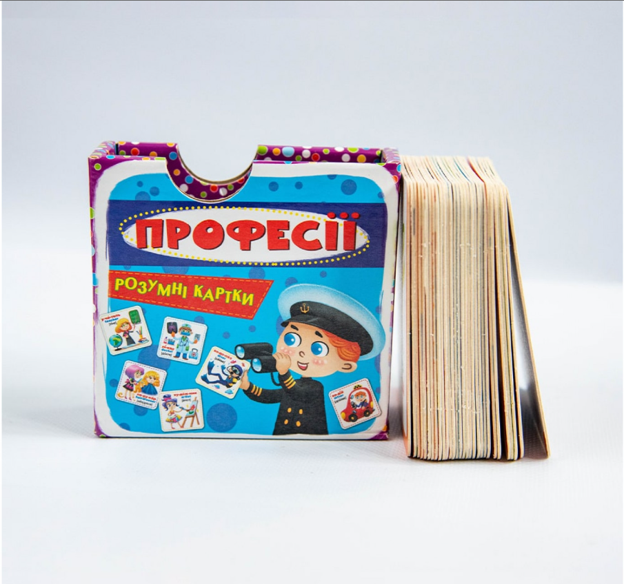 Розумні картки. Професії. 30 карток. Crystal Book. - фото 2