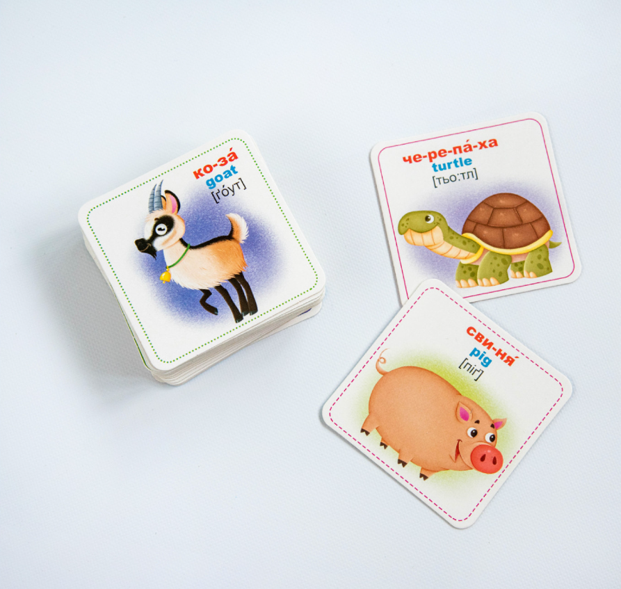 Розумні картки. Свійські тварини. 30 карток. Crystal Book. - фото 4