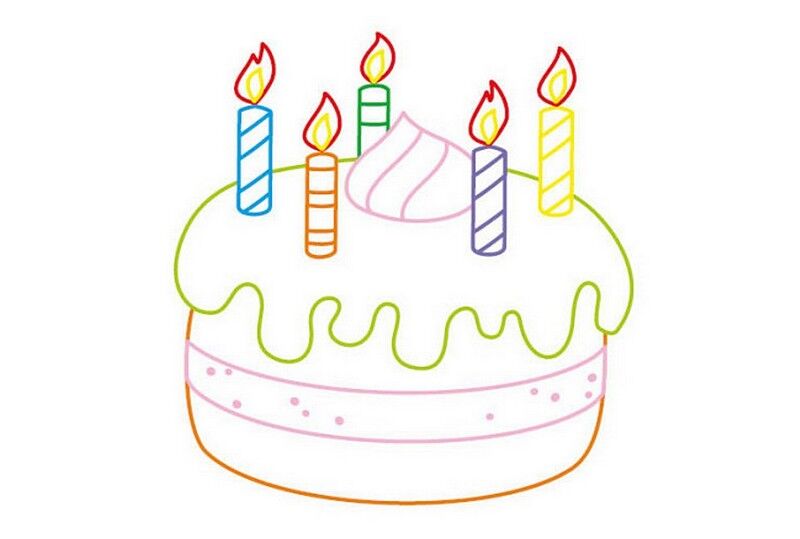 Розмальовка з підказкою. Веселе свято - фото 5