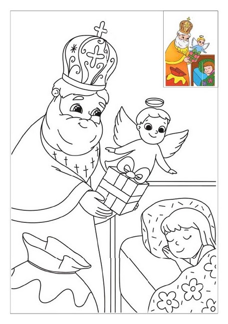 Різдво. Розмальовка з наліпками - фото 2