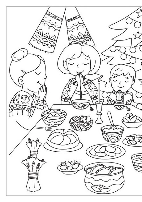 Різдво. Розмальовка з наліпками - фото 3