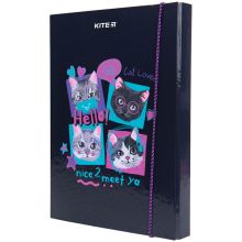 Папка для зошитів В5 на гумці картон, Kite So Sweet Папка для зошитів В5 на гумці картон, Kite So Sweet - Папки, швидкосшивачі