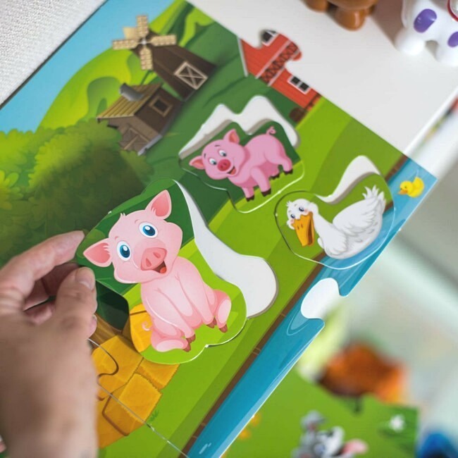 Тварини на фермі. Розроблено на основі методу Монтессорі - фото 9