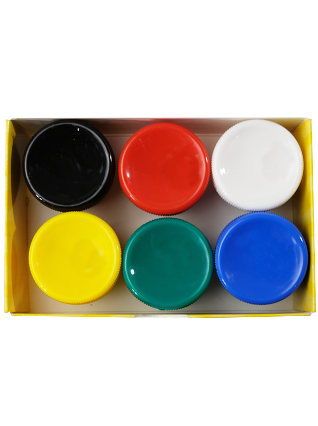 Фарби гуашеві 6 кольорів по 20мл - фото 2