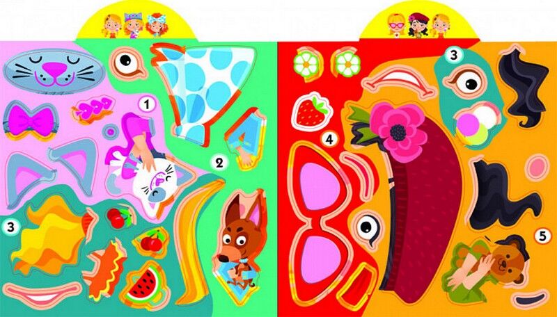 Грайка-розвивайка. Модниці-подружки. 63 великі наліпки - фото 4