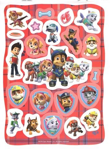 100 наклейок. TM PAW Patrol (синя) - фото 3