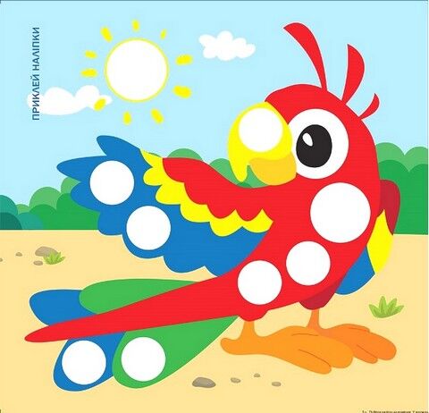 Підбери наліпки за розміром. У зоопарку - фото 3