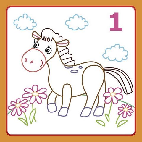 IQ розмальовка. Перші цифри - фото 2