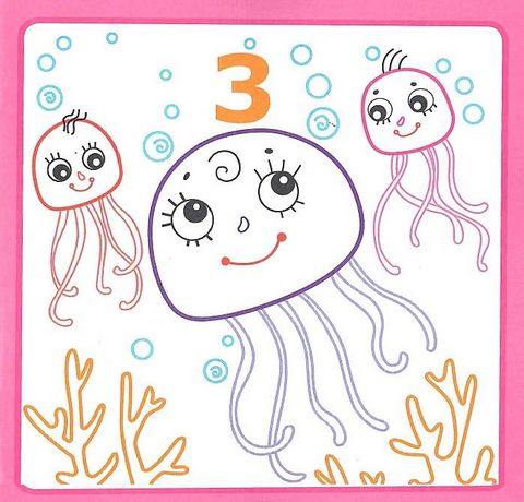 IQ розмальовка. Перші цифри - фото 4