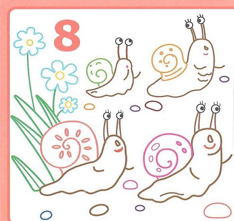 IQ розмальовка. Перші цифри - фото 5