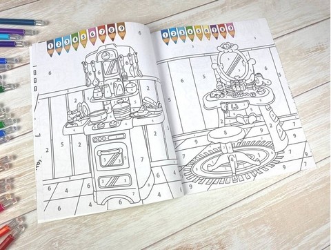 Фарбуй по цифрах. Маленька модниця - фото 3