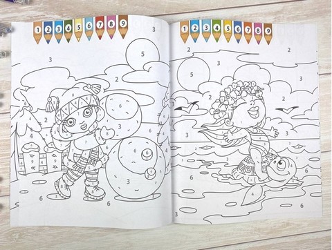 Фарбуй по цифрах. Маленька модниця - фото 5